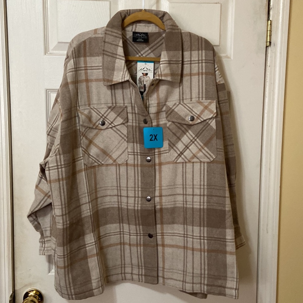HFX Plaid Shacket